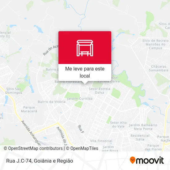 Rua J.C-74 mapa