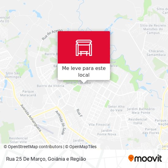 Rua 25 De Março mapa