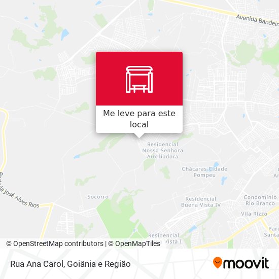 Rua Ana Carol mapa