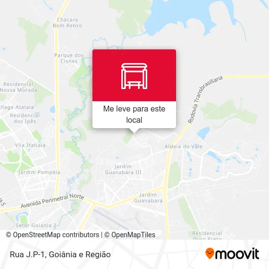 Rua J.P-1 mapa