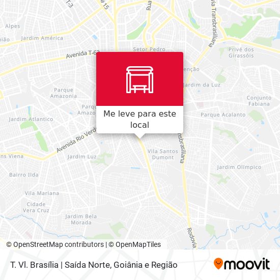 T. Vl. Brasília | Saída Norte mapa