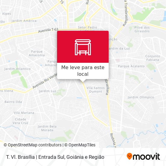 T. Vl. Brasília | Entrada Sul mapa