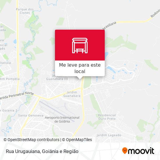 Rua Urugauiana mapa