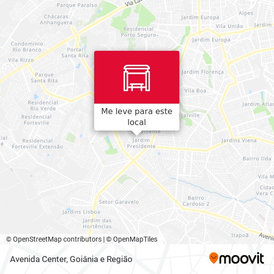 Avenida Center mapa