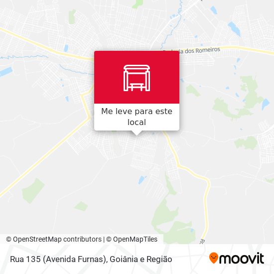 Rua 135 (Avenida Furnas) mapa
