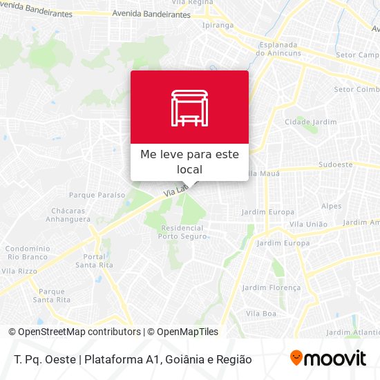 T. Pq. Oeste | Plataforma A1 mapa