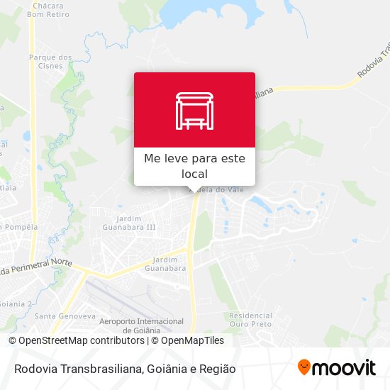 Rodovia Transbrasiliana mapa