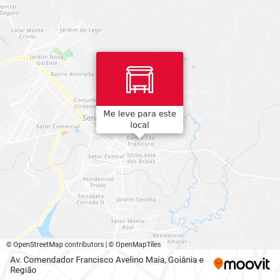 Av. Comendador Francisco Avelino Maia mapa