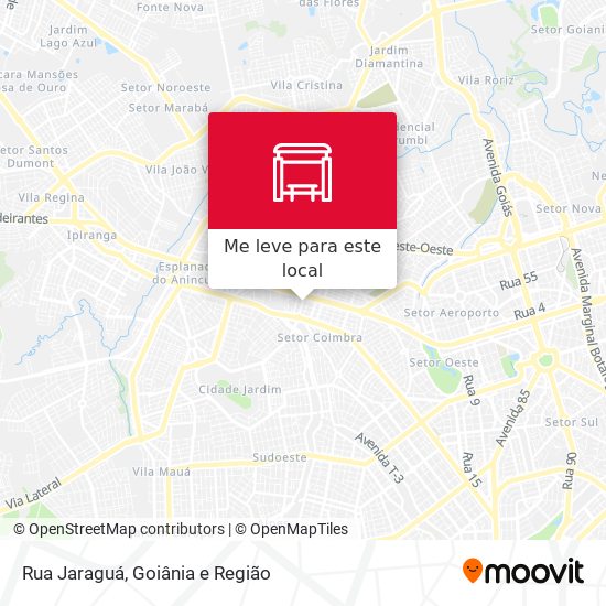 Rua Jaraguá mapa
