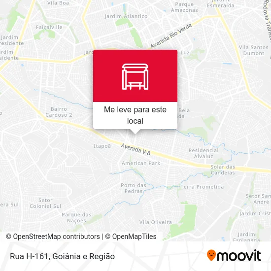 Rua H-161 mapa