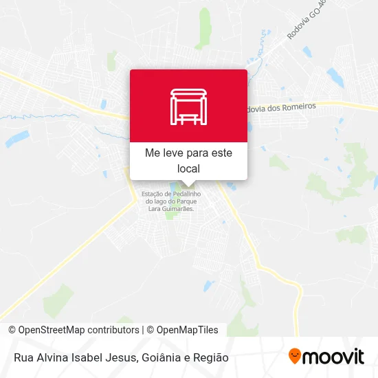 Rua Alvina Isabel Jesus mapa