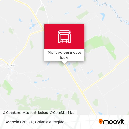 Rodovia Go-070 mapa