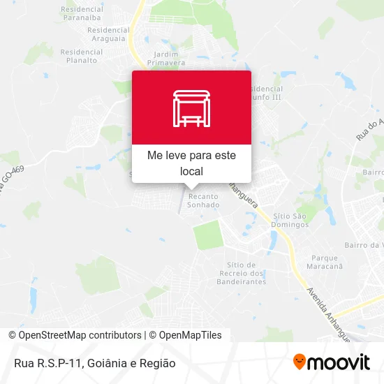Rua R.S.P-11 mapa