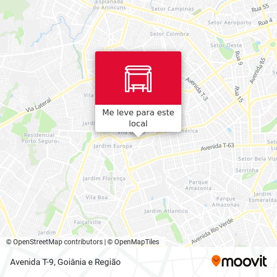 Avenida T-9 mapa