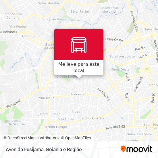 Avenida Fusijama mapa