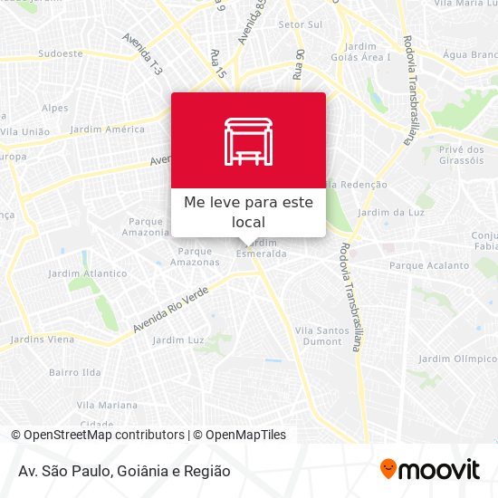 Av. São Paulo mapa