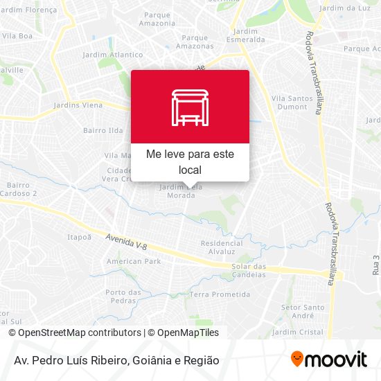 Av. Pedro Luís Ribeiro mapa