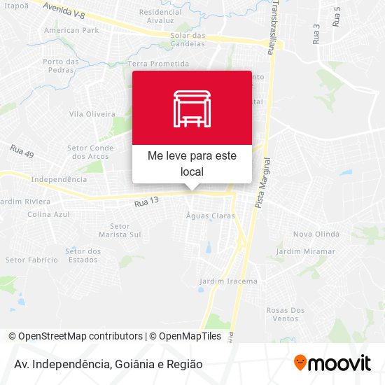 Av. Independência mapa