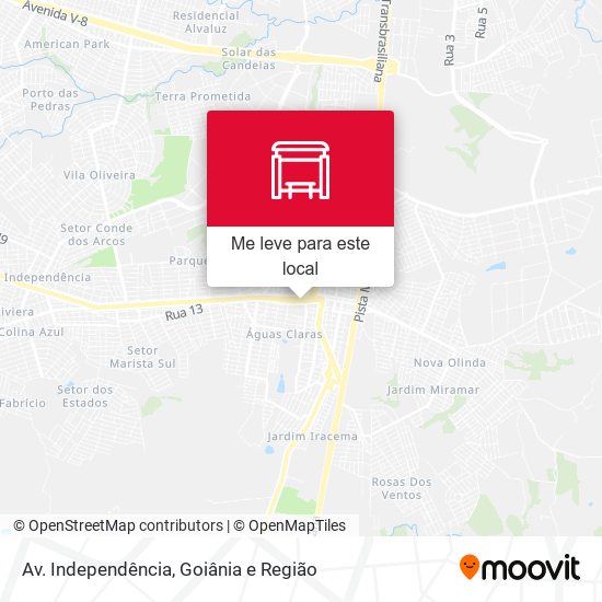 Av. Independência mapa