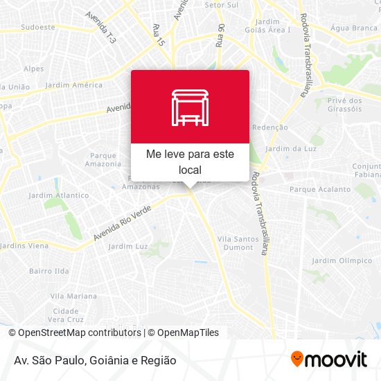 Av. São Paulo mapa