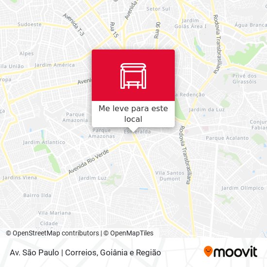 Av. São Paulo | Correios mapa