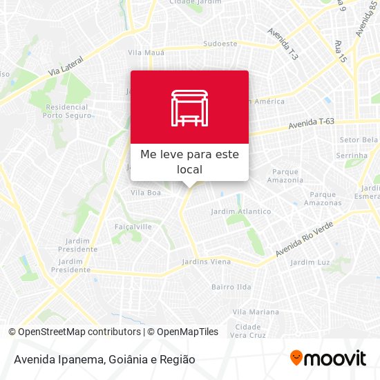 Avenida Ipanema mapa