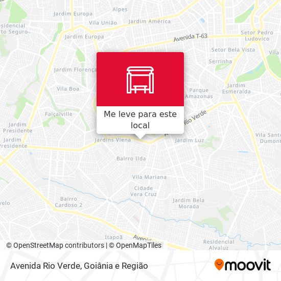 Avenida Rio Verde mapa