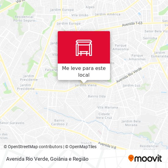 Avenida Rio Verde mapa