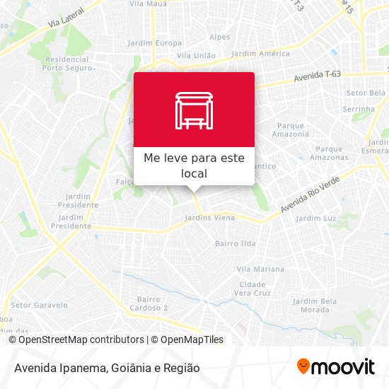 Avenida Ipanema mapa
