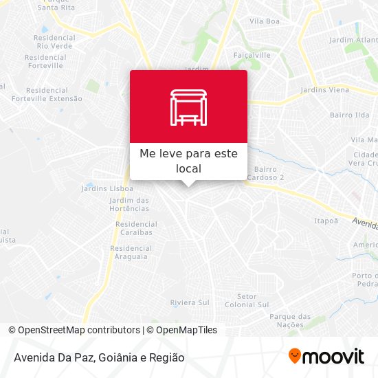 Avenida Da Paz mapa