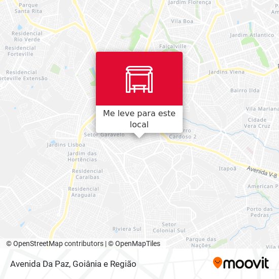 Avenida Da Paz mapa