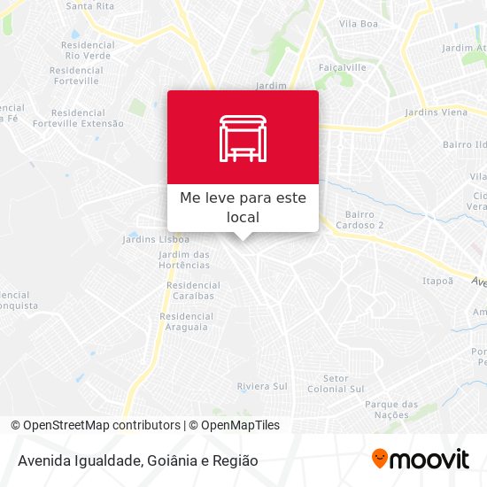 Avenida Igualdade mapa