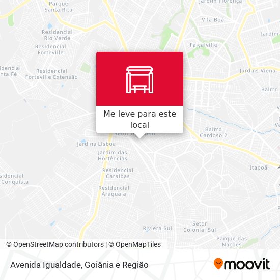 Avenida Igualdade mapa