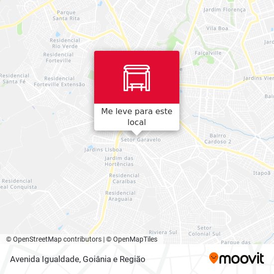 Avenida Igualdade mapa