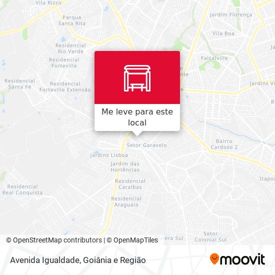 Avenida Igualdade mapa