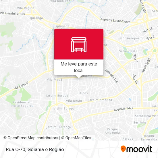 Rua C-70 mapa
