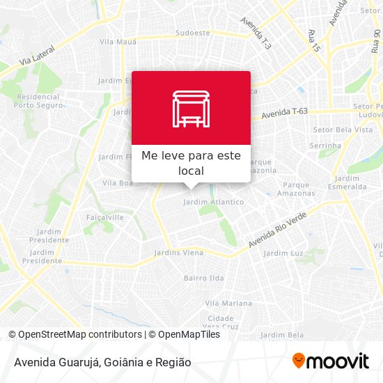 Avenida Guarujá mapa