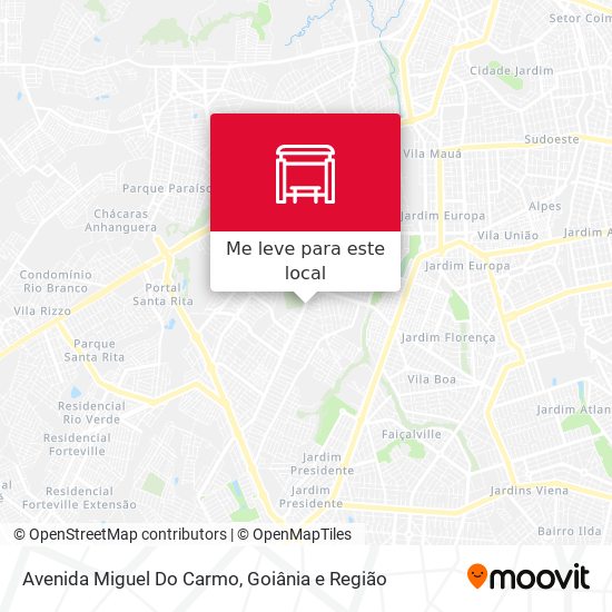 Avenida Miguel Do Carmo mapa
