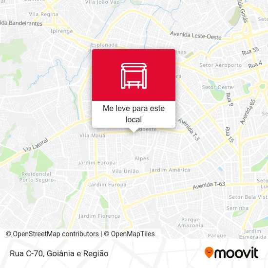 Rua C-70 mapa