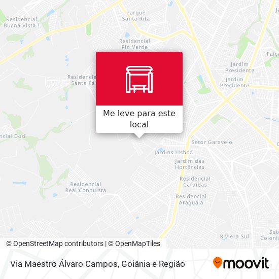 Via Maestro Álvaro Campos mapa
