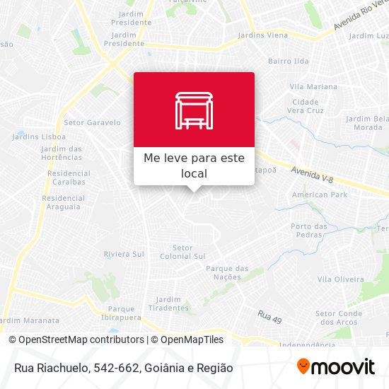 Rua Riachuelo, 542-662 mapa