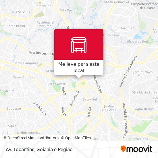 Av. Tocantins mapa