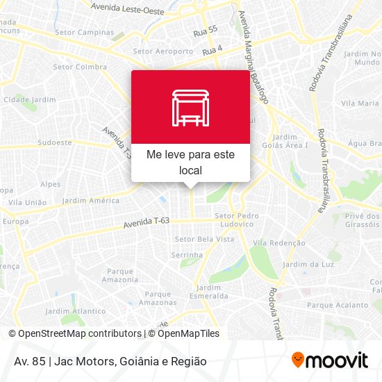 Av. 85 | Jac Motors mapa