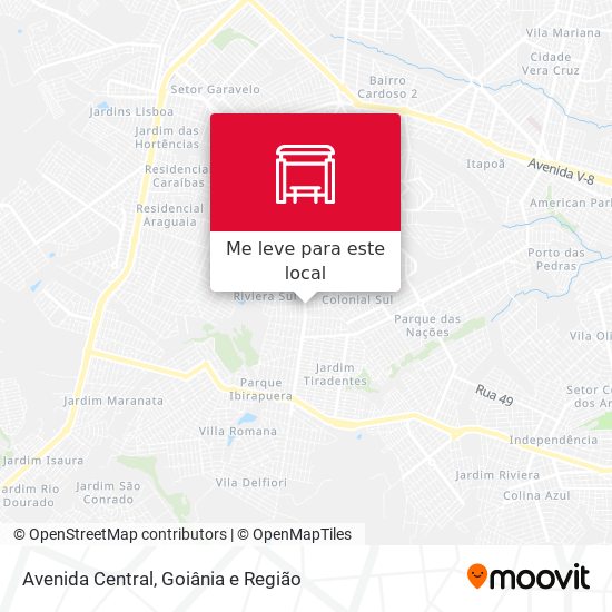 Avenida Central mapa