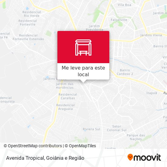 Avenida Tropical mapa