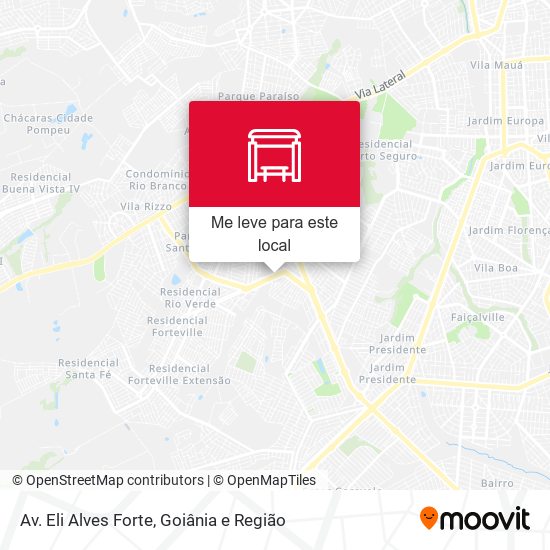 Av. Eli Alves Forte mapa