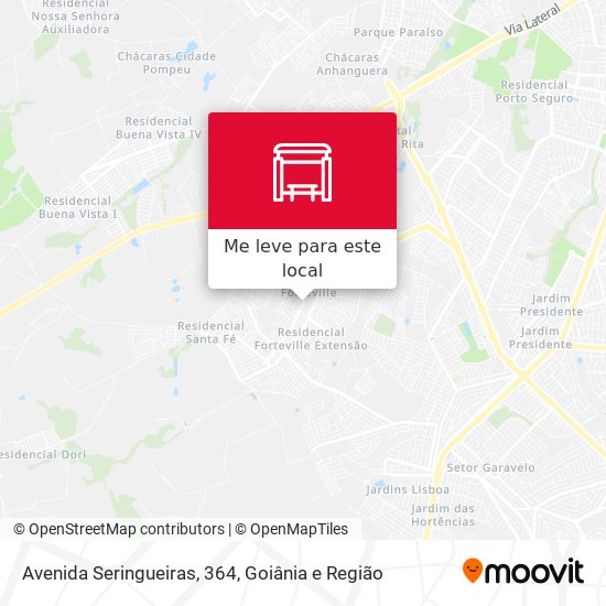 Avenida Seringueiras, 364 mapa