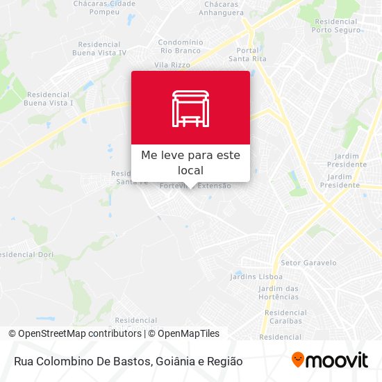 Rua Colombino De Bastos mapa