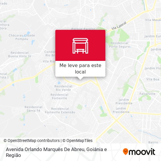 Avenida Orlando Marquês De Abreu mapa