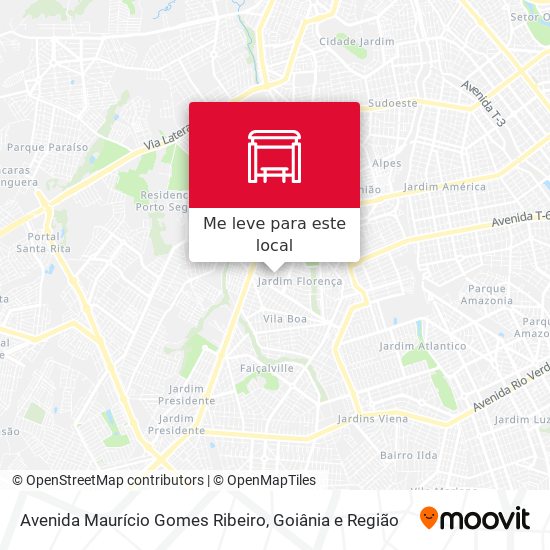 Avenida Maurício Gomes Ribeiro mapa